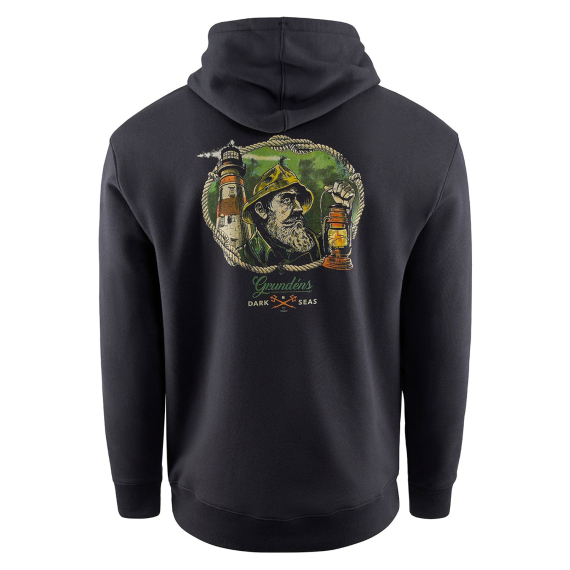 Grundéns Dark Seas X Grundens Watchman Hoodie Black in der Gruppe Kleidung & Schuhe / Kleidung / Pullover / Hoodies bei Sportfiskeprylar.se (50504-001-0013r)