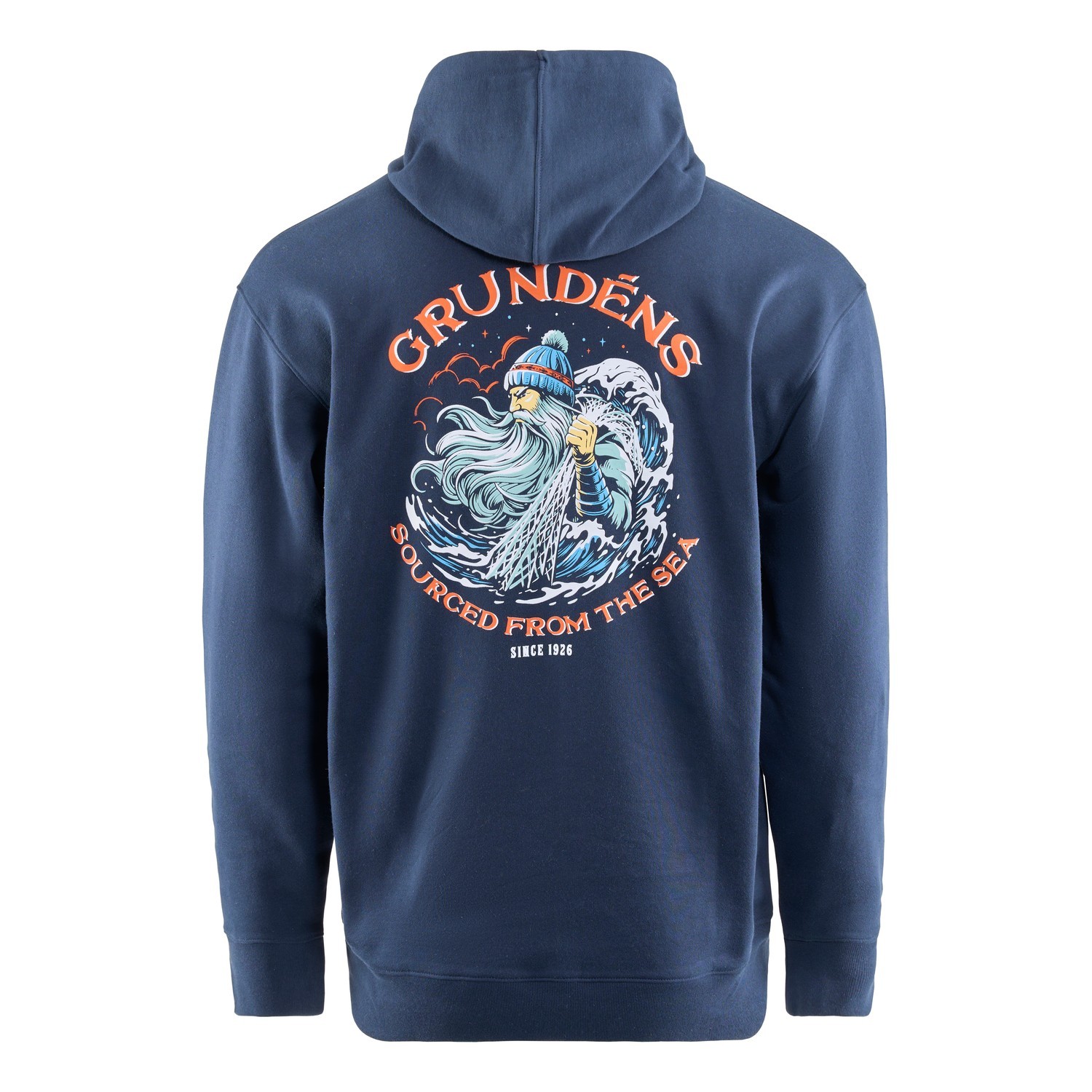 Grundéns Displacement DWR Hoodie Sea Sourced Dark Navy in der Gruppe Kleidung & Schuhe / Kleidung / Pullover / Hoodies bei Sportfiskeprylar.se (50506-422-0013r)