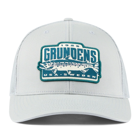Grundéns Chrome Chaser Trucker Silver in der Gruppe Kleidung & Schuhe / Kappen & Kopfbedeckungen / Caps / Trucker-Kappen bei Sportfiskeprylar.se (50512-071-0001)