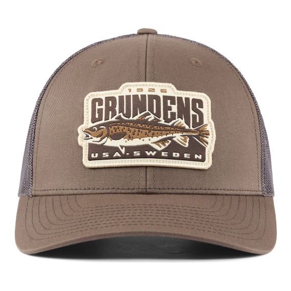 Grundéns Codfather Trucker Brown in der Gruppe Kleidung & Schuhe / Kappen & Kopfbedeckungen / Caps / Trucker-Kappen bei Sportfiskeprylar.se (50514-200-0001)