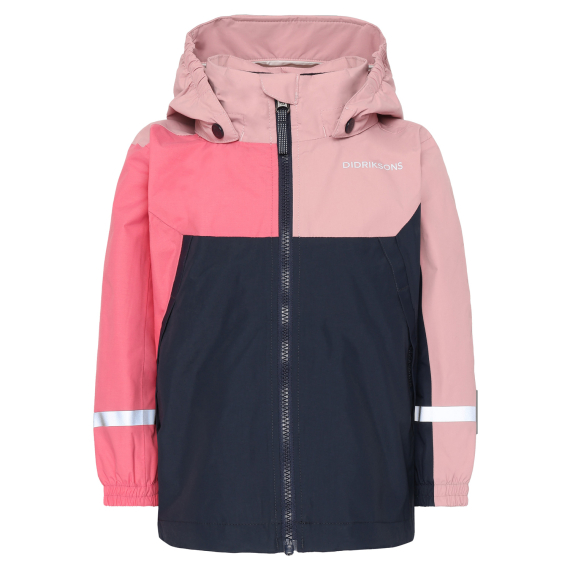 Didriksons Pilvi Kids Jacket Soft Pink in der Gruppe Kleidung & Schuhe / Kleidung / Jacken / Regenmäntel bei Sportfiskeprylar.se (505267801090r)