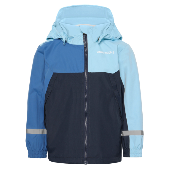 Didriksons Pilvi Kids Jacket Light Sea Blue in der Gruppe Kleidung & Schuhe / Kleidung / Jacken / Regenmäntel bei Sportfiskeprylar.se (505267G17090r)