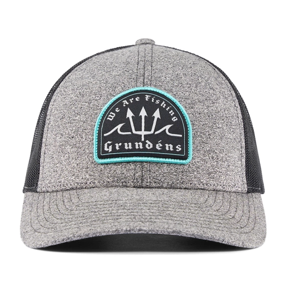 Grundéns Poseidon Low Pro Trucker Heather Charcoal in der Gruppe Kleidung & Schuhe / Kappen & Kopfbedeckungen / Caps / Trucker-Kappen bei Sportfiskeprylar.se (50529-011-0001)