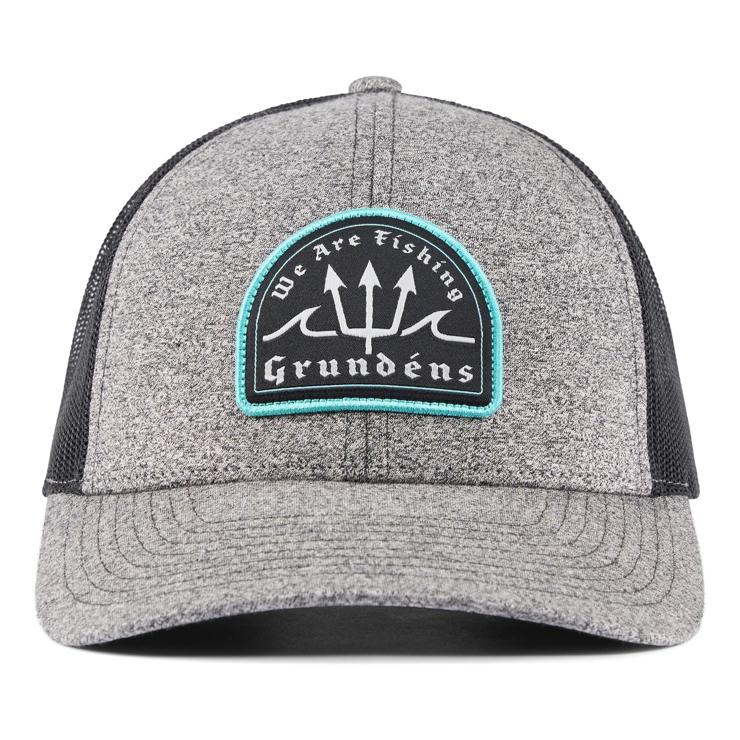 Grundéns Poseidon Low Pro Trucker Heather Charcoal in der Gruppe Kleidung & Schuhe / Kappen & Kopfbedeckungen / Caps / Trucker-Kappen bei Sportfiskeprylar.se (50529-011-0001)
