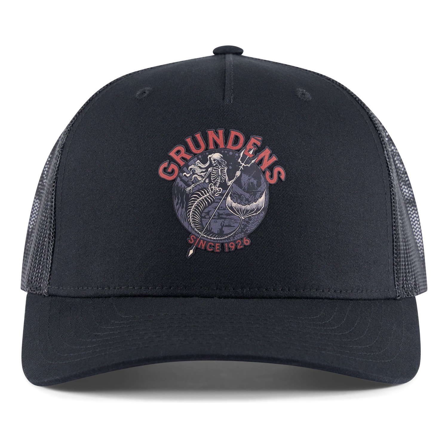 Grundéns Dead Reckoning Trucker Black in der Gruppe Kleidung & Schuhe / Kappen & Kopfbedeckungen / Caps / Trucker-Kappen bei Sportfiskeprylar.se (50551-001-0001)