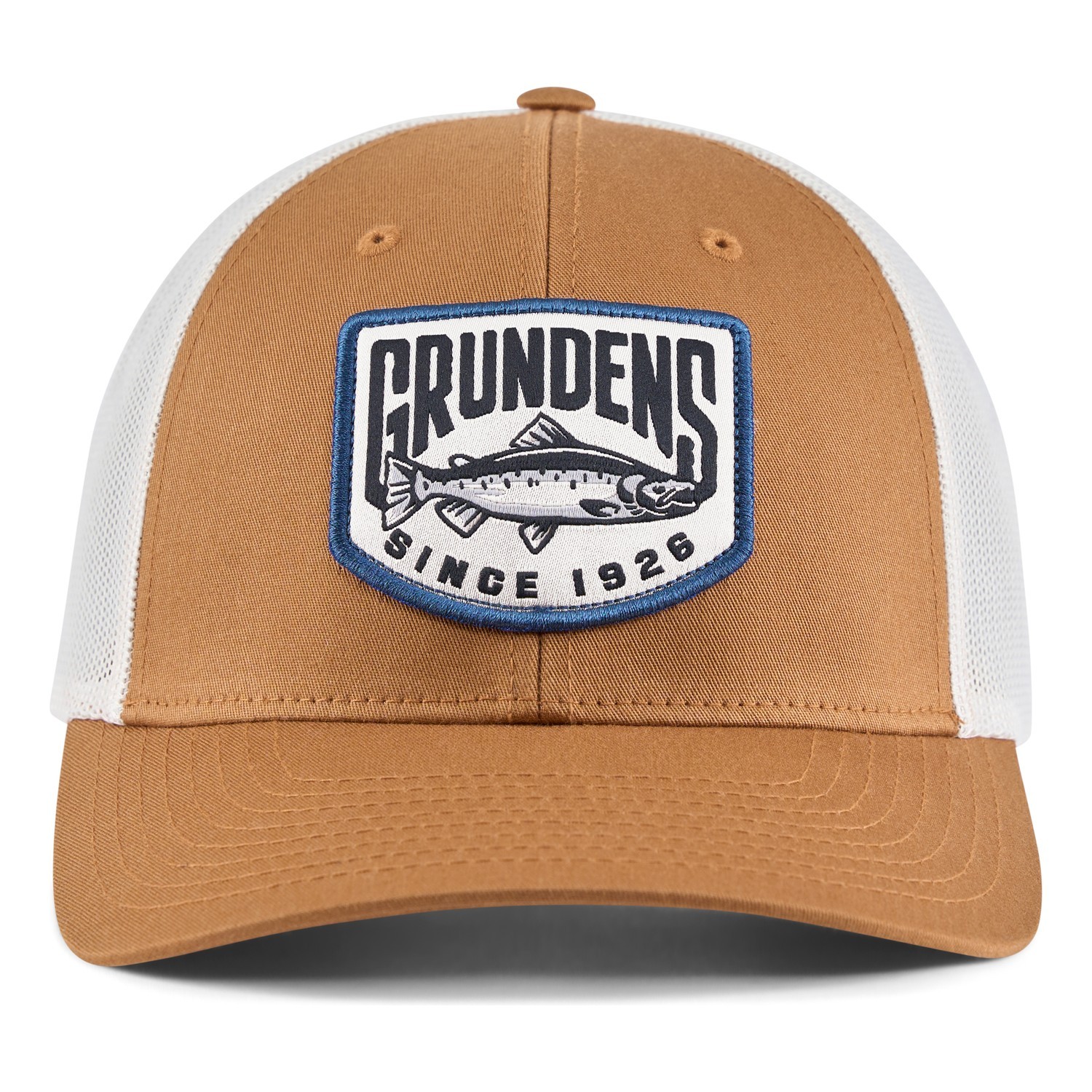 Grundéns Low Pro King Trucker Dark Rum in der Gruppe Kleidung & Schuhe / Kappen & Kopfbedeckungen / Caps / Trucker-Kappen bei Sportfiskeprylar.se (50556-257-0001)