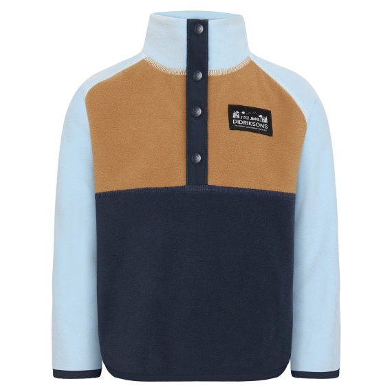 Didriksons Monte Kids Half Button Navy in der Gruppe Kleidung & Schuhe / Kleidung / Pullover / Fleece-Pullover bei Sportfiskeprylar.se (505590939090r)