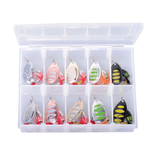 SavageGear Rotex Spinner kit1 #2a & #2 (10-pack) in der Gruppe Köder / Spinner bei Sportfiskeprylar.se (50722)