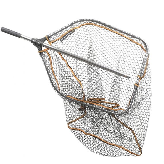 Savage Gear Pro Folding Rubber Large Mesh Landing Net L (65x50cm) in der Gruppe Werkzeuge & Zubehör / Kescher / Predatorkescher bei Sportfiskeprylar.se (50803)