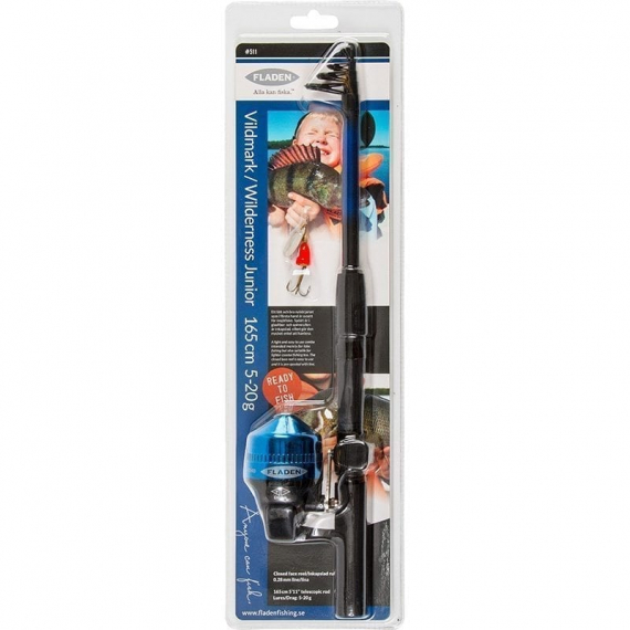 Fladen Vildmark Junior Set 165cm 5-20g in der Gruppe Angelsets / Reise Sets bei Sportfiskeprylar.se (511)