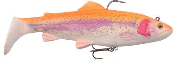 Savage Gear 4D Trout Rattle Shad 12.5cm 35g 02-Golden Albino in der Gruppe Köder / Swimbaits / Weichplastik Swimbaits bei Sportfiskeprylar.se (57406)