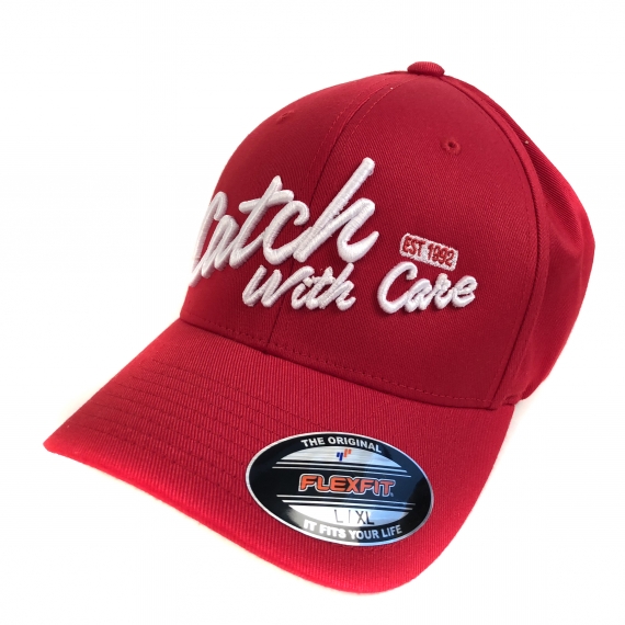 CWC Flexfit Cap Red in der Gruppe Kleidung & Schuhe / Kappen & Kopfbedeckungen / Caps / Flexfit-Kappen bei Sportfiskeprylar.se (58-CWC-84Lr)