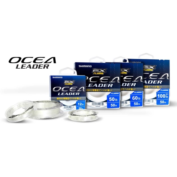 Shimano Ocea EX Fluorocarbon Leader Material in der Gruppe Haken & Zubehör / Vorfächer & Vorfachmaterial / Vorfachmaterial / Vorfachmaterial Fluorocarbon bei Sportfiskeprylar.se (59WCL74FU14r)
