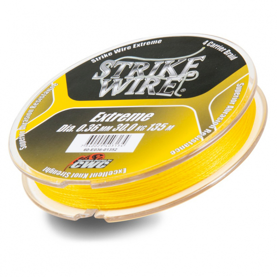 Strike Wire Extreme 0,28mm/20kg -135m, Gelb in der Gruppe Schnüre / Geflochtene Schnüre bei Sportfiskeprylar.se (60-E028-01352)