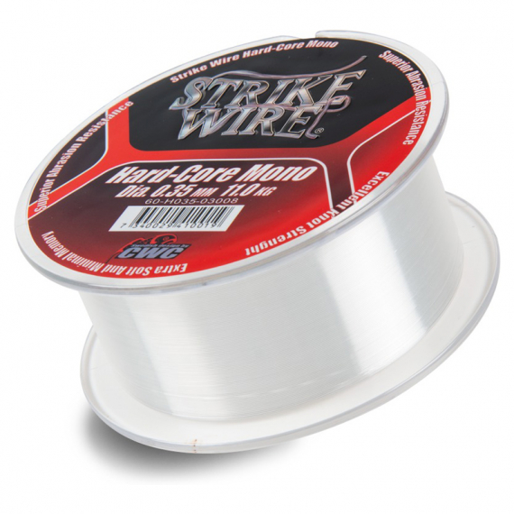 Strike Wire Hard-Core Mono 0,45mm/ 18kg -300m, clear in der Gruppe Schnüre / Monofile Schnüre bei Sportfiskeprylar.se (60-H045-03008)