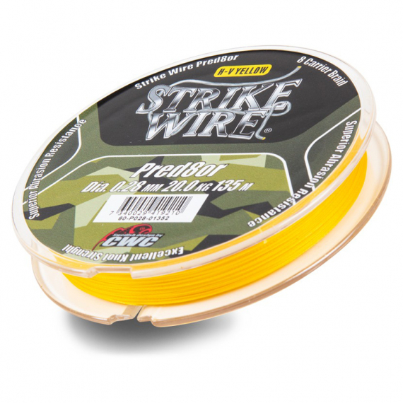 Strike Wire Predator X8 - 135m, H-V Yellow in der Gruppe Schnüre / Geflochtene Schnüre bei Sportfiskeprylar.se (60-P032-01352r)