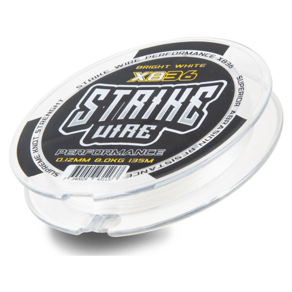 Strike Wire Performance 836, 1500m, Bright White in der Gruppe Schnüre / Geflochtene Schnüre bei Sportfiskeprylar.se (60-PE012-15001r)