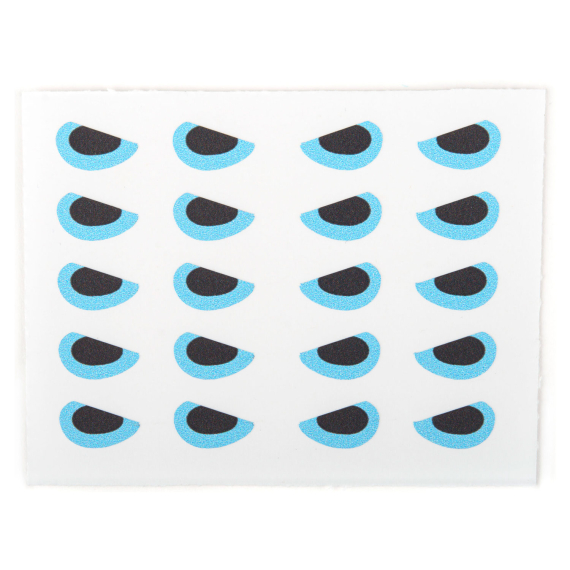 Angry Predator Eyes Light Blue 6mm in der Gruppe Haken & Zubehör / Fliegenbinden / Fliegenbindematerial / Augen bei Sportfiskeprylar.se (600004)