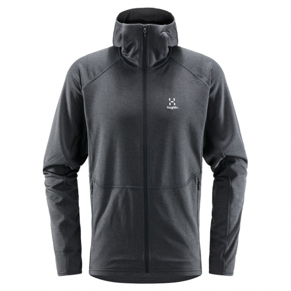 Haglöfs Skuta Hood Men Magnetite in der Gruppe Kleidung & Schuhe / Kleidung / Pullover / Hoodies bei Sportfiskeprylar.se (6050712AT020r)