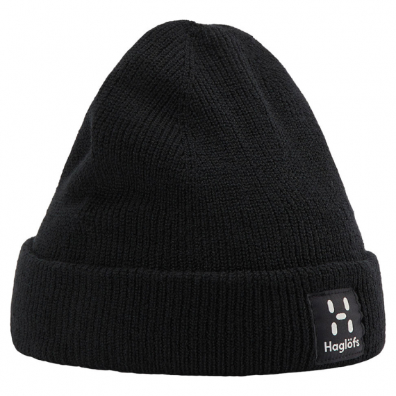 Haglöfs Malung Beanie True Black in der Gruppe Kleidung & Schuhe / Kappen & Kopfbedeckungen / Mützen bei Sportfiskeprylar.se (6054672C5005)