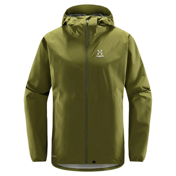 Haglöfs Sparv Proof Jacket Men Olive Green in der Gruppe Kleidung & Schuhe / Kleidung / Jacken / Shell-Jacken bei Sportfiskeprylar.se (6060494VY020r)