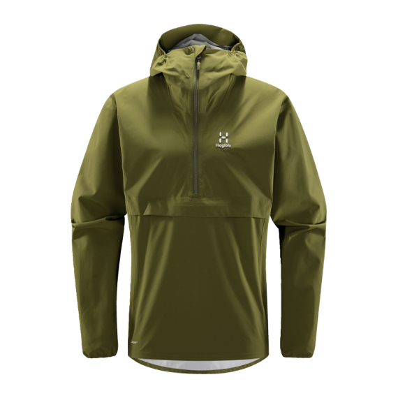 Haglöfs Sparv Proof Anorak Men Olive Green in der Gruppe Kleidung & Schuhe / Kleidung / Jacken / Regenmäntel bei Sportfiskeprylar.se (6061334VY015r)