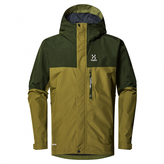Haglöfs Lark GTX Jacket Men Olive Green/Seaweed Green in der Gruppe Kleidung & Schuhe / Kleidung / Jacken / Regenmäntel bei Sportfiskeprylar.se (6064565MP020r)