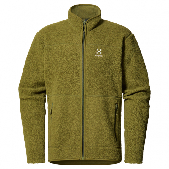 Haglöfs Mossa Pile Jacket Men Olive Green in der Gruppe Kleidung & Schuhe / Kleidung / Jacken / Fleece-Jacken bei Sportfiskeprylar.se (6065394VY020r)