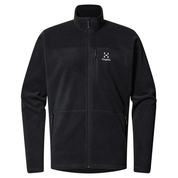 Haglöfs Kaise Mid Jacket Men True Black in der Gruppe Kleidung & Schuhe / Kleidung / Jacken / Fleece-Jacken bei Sportfiskeprylar.se (6065402C5020r)