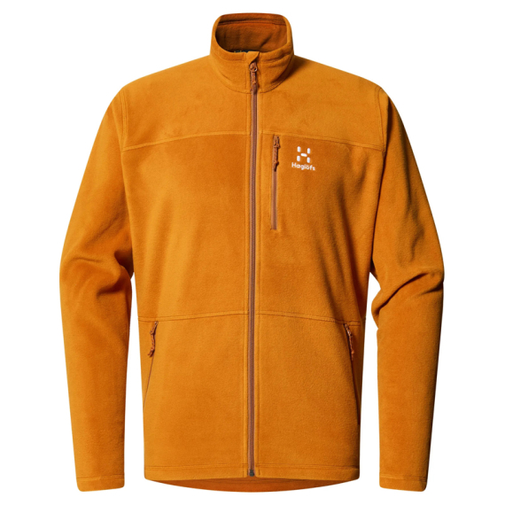 Haglöfs Kaise Mid Jacket Men Golden Brown in der Gruppe Kleidung & Schuhe / Kleidung / Jacken / Fleece-Jacken bei Sportfiskeprylar.se (6065405LM020r)