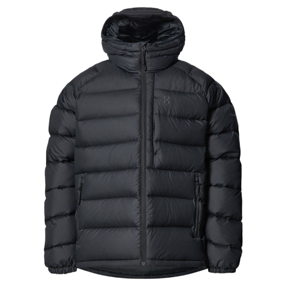 Haglöfs Rosson Down Hood Men True Black in der Gruppe Kleidung & Schuhe / Kleidung / Jacken / Daunen & Synthetikfutterjacken bei Sportfiskeprylar.se (6074602C5020r)