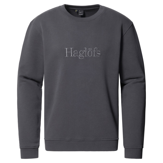 Haglöfs Crewneck Men True Black in der Gruppe Kleidung & Schuhe / Kleidung / Pullover / Sweatshirts bei Sportfiskeprylar.se (6076572C5015r)