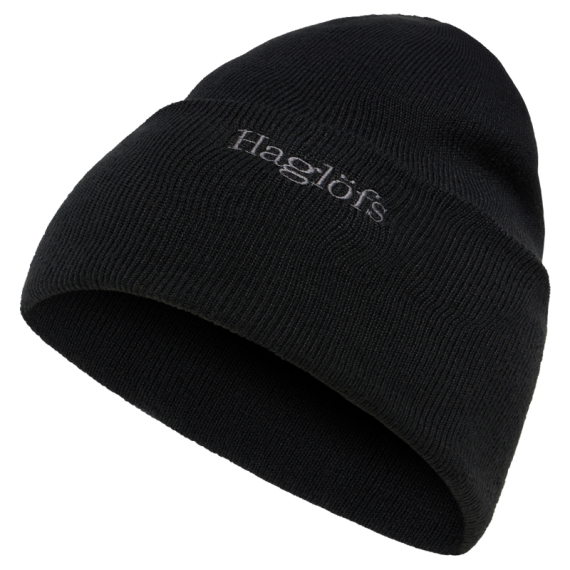 Haglöfs Outsiders Beanie True Black in der Gruppe Kleidung & Schuhe / Kappen & Kopfbedeckungen / Mützen bei Sportfiskeprylar.se (6077882C5005)
