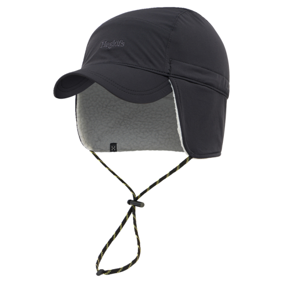 Haglöfs Mountain II Cap True Black in der Gruppe Kleidung & Schuhe / Kappen & Kopfbedeckungen / Caps / Ear Flap Caps bei Sportfiskeprylar.se (6078142C5715r)