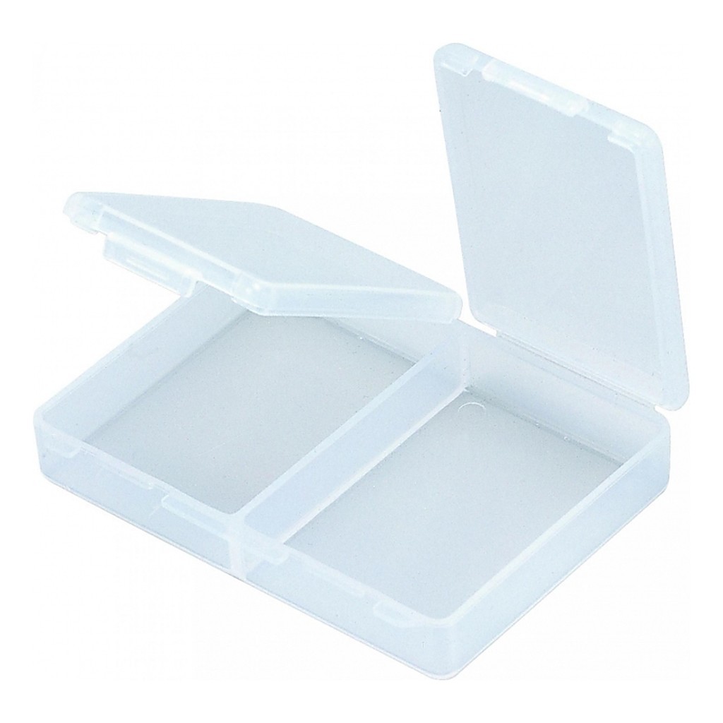 Meiho Accessories Box, 94x71x19 - 2 Comp - Clear in der Gruppe Aufbewahrung / Boxen & Dosen / Köderboxen bei Sportfiskeprylar.se (61-FB-2)