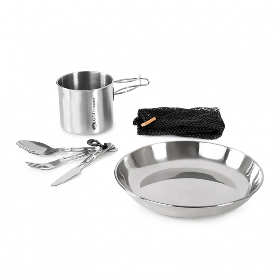 GSI Glacier Stainless 1 Person Set in der Gruppe Outdoor bei Sportfiskeprylar.se (61381)