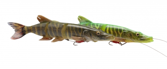 Savage Gear 4D Line Thru Pike 25cm 110g Slow Sink in der Gruppe Köder / Swimbaits / Weichplastik Swimbaits bei Sportfiskeprylar.se (61789r)