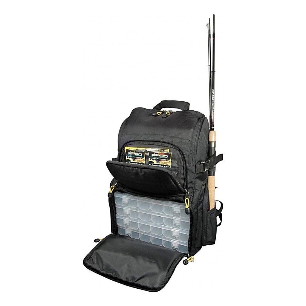 Spro Back Pack inkl. 4 boxen in der Gruppe Angelmethoden / Eisangeln / Verwahrung / Rucksäcke bei Sportfiskeprylar.se (6203500)