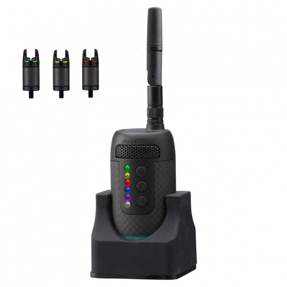 ProLogic K3 Bite Alarm Set 3+1 (Green,Yellow,Red) in der Gruppe Werkzeuge & Zubehör / Bissanzeiger & Indicators / Bissanzeige bei Sportfiskeprylar.se (62040)