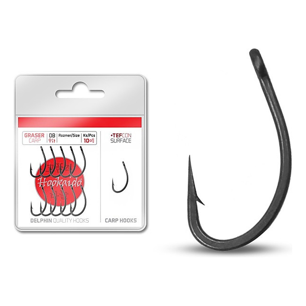 Delphin Hooks HKD Graser Tefcon 10+1-pack in der Gruppe Haken & Zubehör / Haken / Zielfisch Haken bei Sportfiskeprylar.se (622715004r)