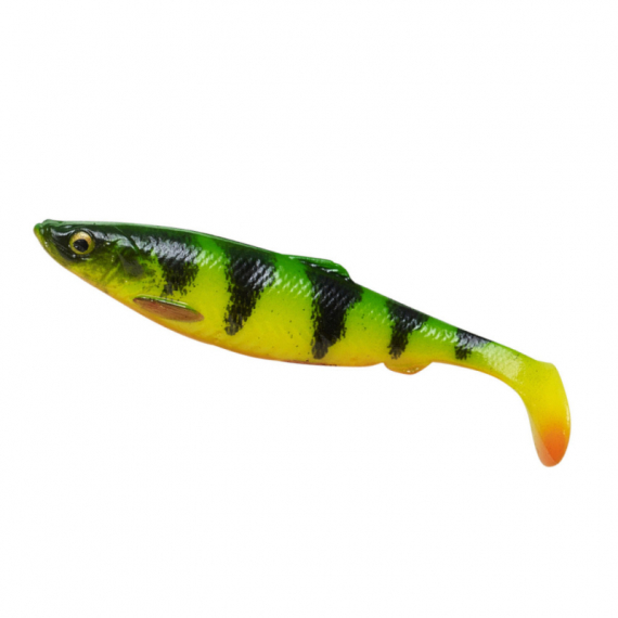 SavageGear LB 4D Herring Shad 11cm 9g Firetiger (Bulk) in der Gruppe Köder / Gummiköder / Barsch Gummifische & Zander Gummifische bei Sportfiskeprylar.se (63660)