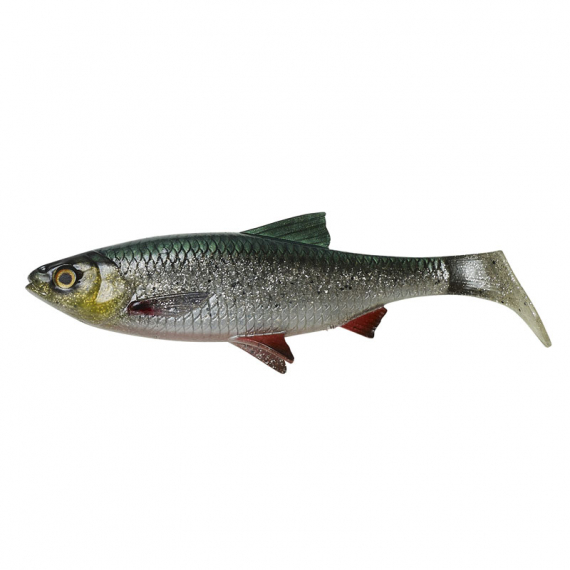 SavageGear 4D LB River Roach 18cm 70g Green Silver (Bulk) in der Gruppe Köder / Gummiköder / Hecht Gummifische bei Sportfiskeprylar.se (63708)
