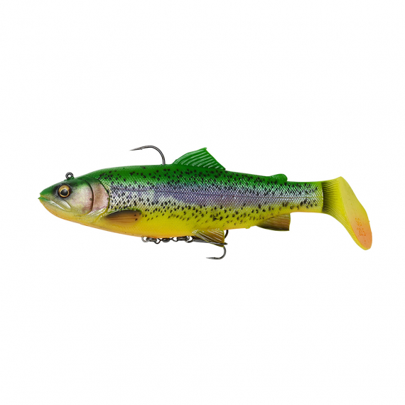 Savage Gear 4D Trout Rattle Shad 12.5cm 04-FireTrout MS 35g in der Gruppe Köder / Swimbaits / Weichplastik Swimbaits bei Sportfiskeprylar.se (63756)
