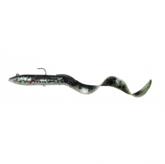 SavageGear Real Eel 20cm 38g Black Green Pearl PHP in der Gruppe Köder / Gummiköder / Hecht Gummifische bei Sportfiskeprylar.se (63765)