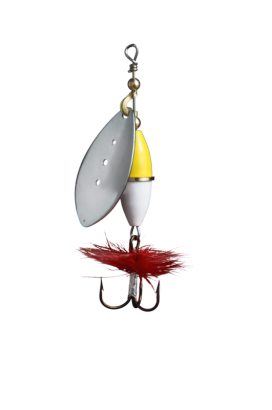 Wipp Spinner 3 g Silber Gelb/ Weiß in der Gruppe Köder / Spinners / Inlinespinnare bei Sportfiskeprylar.se (6440-18)
