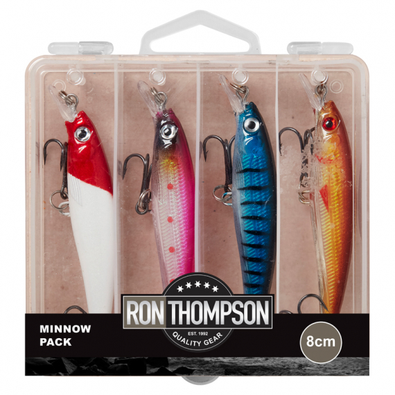 DAM/R.T Minnow Pack Inc. Box 8cm in der Gruppe Köder / Wobbler / Flachlaufende Wobbler bei Sportfiskeprylar.se (65410)