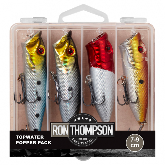 DAM/R.T Topwater Popper Pack Inc. Box 7-9cm in der Gruppe Köder / Oberflächenköder & Poppers bei Sportfiskeprylar.se (65413)