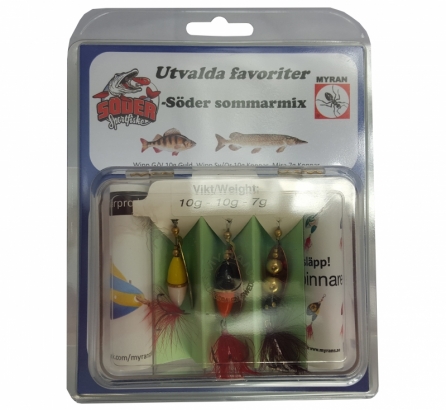 Myran Söder Sommarmix 3-pack in der Gruppe Köder / Spinner bei Sportfiskeprylar.se (6999-SM)