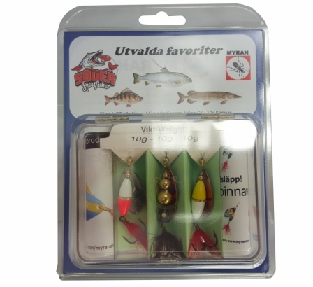 Myran Ausgewählte Favoriten 3-pack in der Gruppe Köder / Spinner bei Sportfiskeprylar.se (6999-utvald)