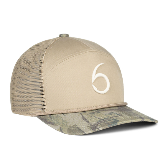 6th Sense The Seven SC - Stictched 6 Beige in der Gruppe Kleidung & Schuhe / Kappen & Kopfbedeckungen / Caps / Snapback-Kappen bei Sportfiskeprylar.se (6HAT-601)